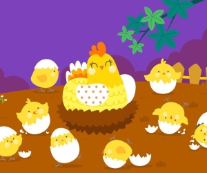 Thơ ” 10 quả trứng tròn”